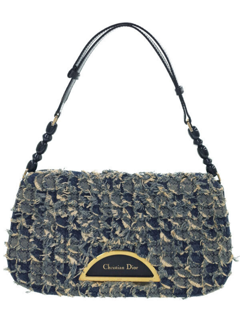 Christian Dior Denim Malice Bag John Galliano Y2K era frayed denim tweed